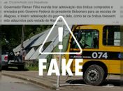 Mensagem que circula no WhatsApp diz que governo estadual teria plotado veículos sem ter participação no investimento