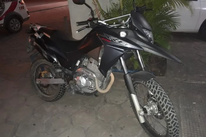 Motocicleta apreendida
