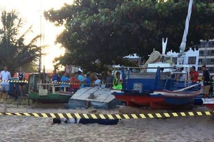 Homem foi executado na areia da praia