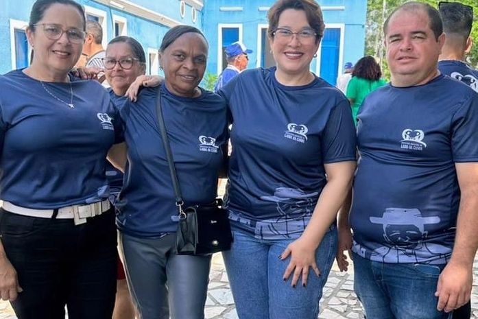 Tainá, Edilza e romeiros de Lagoa da Canoa participam de romaria em Juazeiro do Norte