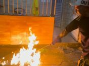 Homem coloca fogo na própria televisão em Maceió após derrota da Seleção Brasileira 