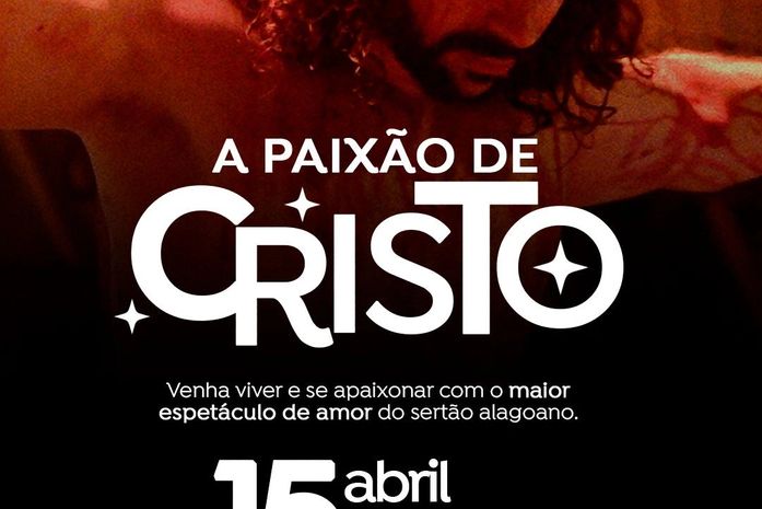 Mantendo a tradição, Delmiro Gouveia revive a emoção da Paixão de Cristo por meio de espetáculo teatral na praça multieventos