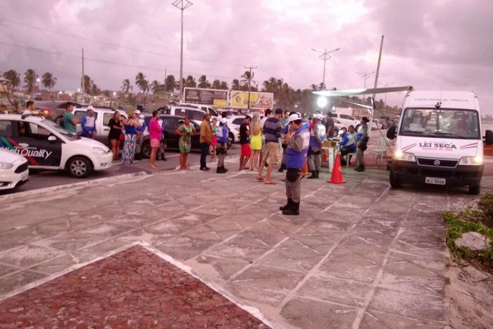 Quatro condutores são presos durante operação Lei Seca em Maceió