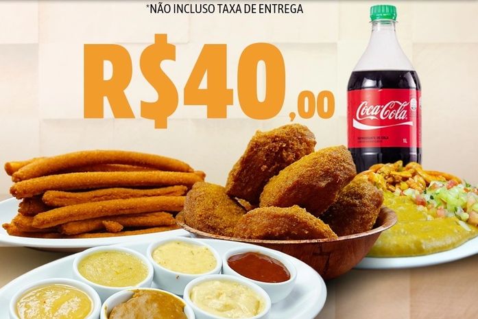 No combo do Aracajé cada petisco sai por cerca de reais e o refri é grátis