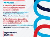 AMA realiza reunião com debates sobre segurança pública e promoção da igualdade racial nesta segunda (30)