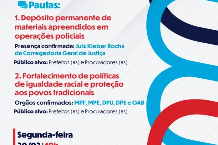 AMA realiza reunião com debates sobre segurança pública e promoção da igualdade racial nesta segunda (30)