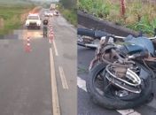 Acidente entre carro e moto deixa dois mortos na AL-115; Condutor fugiu do local