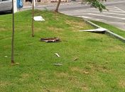 Com fortes ventos, objetos caem de antigo prédio do INSS no Centro de Maceió; populares denunciam riscos 