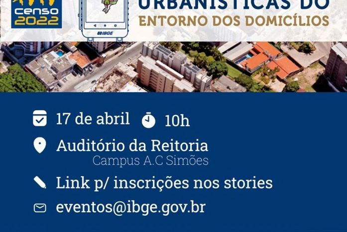 IBGE fará lançamento nacional de dados inéditos do último Censo Demográfico na Ufal