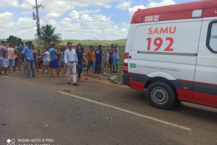 Equipe do Samu foi ao local.