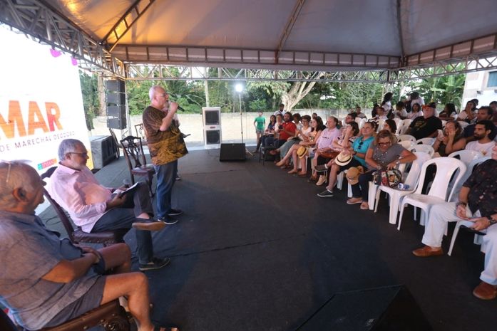 Bate-papo entre Nelson Motta e Claufe Rodrigues é destaque na Arena Literária da 10º Flimar