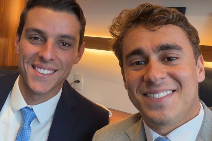 Nikolas Ferreira elogia atuação de Caio Bebeto e o aponta como liderança jovem no estado