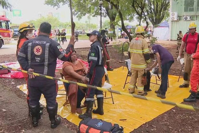 Incêndio no Ministério da Igualdade Racial, em Brasília, deixa feridos