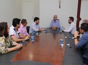 Teófilo recebe diretoria da equatorial e firma parceria com a empresa