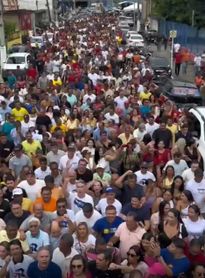 Renan Filho é recebido por 10 mil pessoas em União dos Palmares