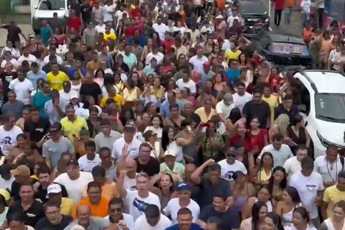 Renan Filho é recebido por 10 mil pessoas em União dos Palmares