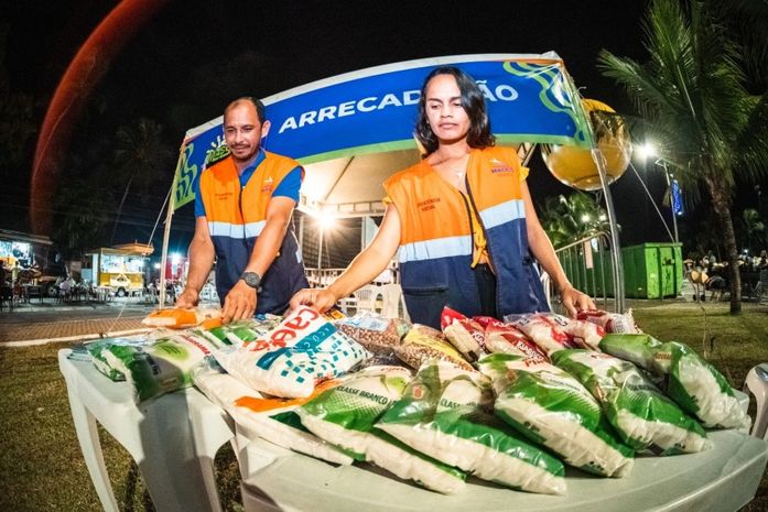 Alimentos arrecadados no São João serão destinados ao Mesa Brasil; saiba onde doar