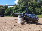 PF apreende 300kg de cocaína em helicóptero no interior de SP