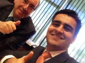 JHC com o deputado Eduardo Cunha