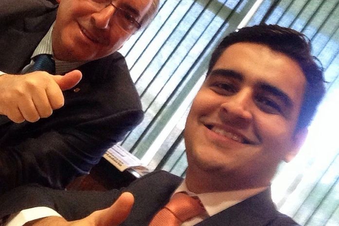 JHC com o deputado Eduardo Cunha