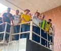 “Não aguentamos mais 20 anos de mentiras”, diz Gaspar em ato com Flávio Bolsonaro em AL

