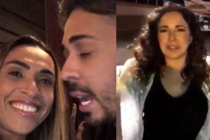 Em Penedo, Marta e Daniela Mercury acompanham entrega de Comenda a Carlinhos Maia