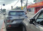 Condutor de Jeep é detido por embriaguez ao volante após colidir com veículo Creta, próximo ao Rei Pelé