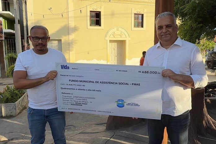 Alfredo Gaspar garante R$ 816,4 mil em investimentos para a região Norte de Alagoas