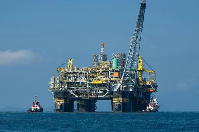 Plataforma de produção de petróleo da Petrobras
