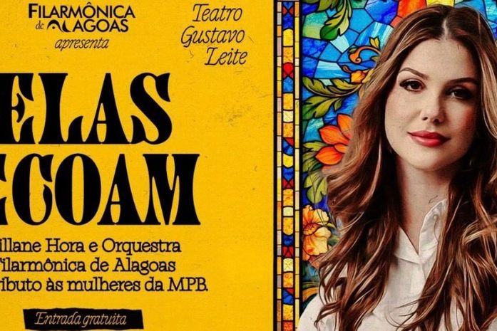 Millane Hora é destaque em concerto da Filarmônica de Alagoas no espetáculo “Elas Ecoam”, tributo às mulheres da MPB