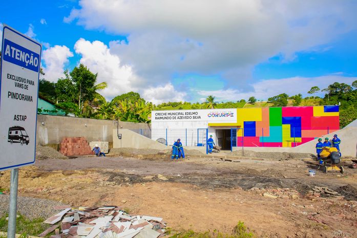 Creche Edelmo Raimundo de Azevedo, em Pindorama, entra na fase final de obras e será entregue em breve à população