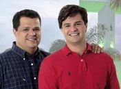 Dudu ao lado do filho Breno Albuquerque