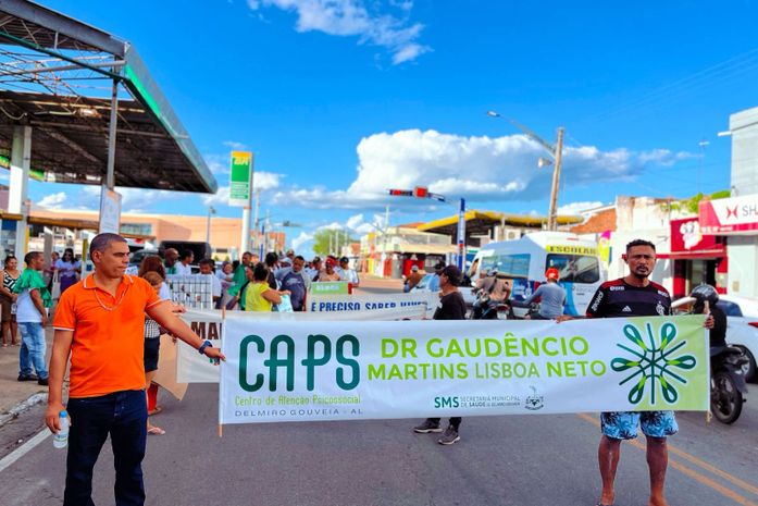 CAPS realiza caminhada e intensifica ações em alusão ao Dia Nacional da Luta Antimanicomial