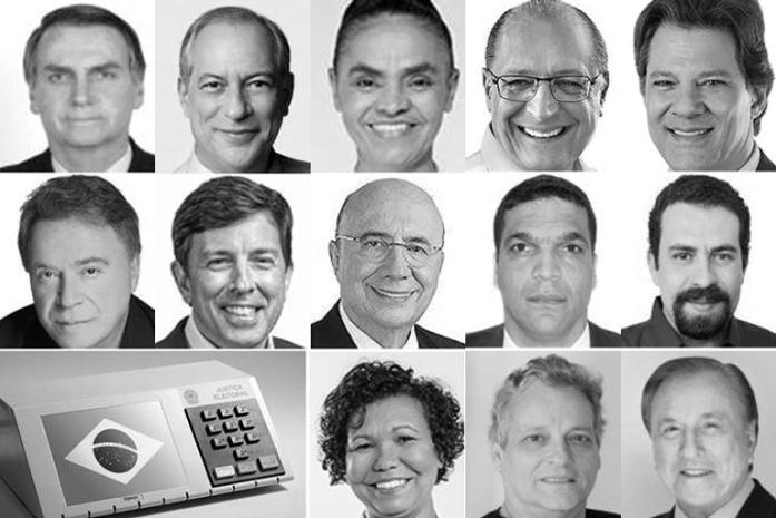 Candidatos à Presidência da República em 2018