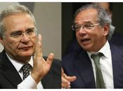 Renan Calheiros e Paulo Guedes