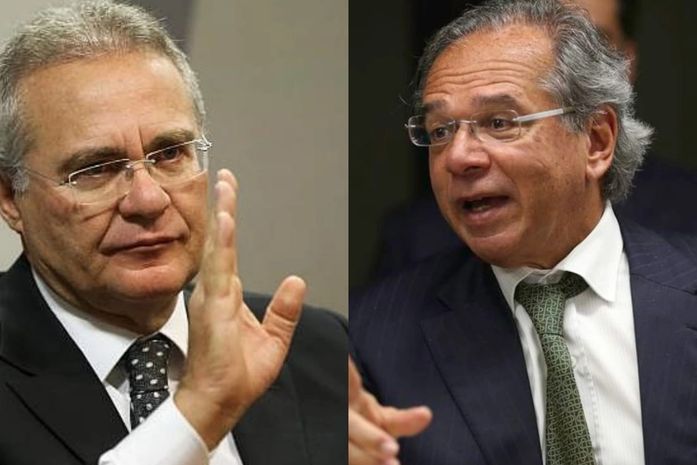 Renan Calheiros e Paulo Guedes