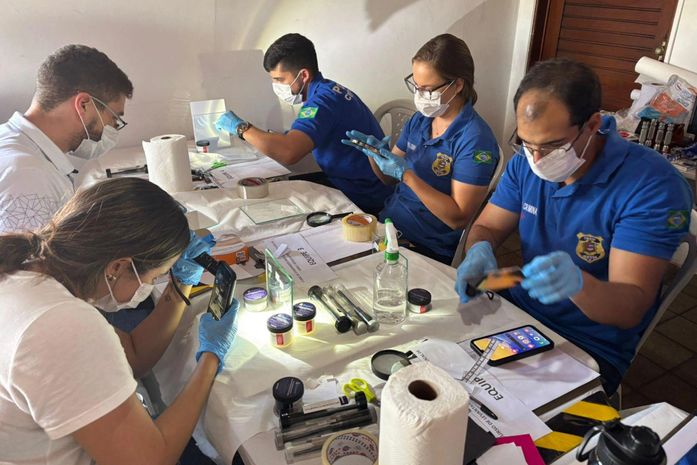 Peritos do Instituto de Criminalística do Agreste participam de curso de papiloscopia forense
