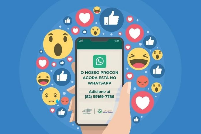 Consumidores podem fazer denúncias ao Procon Arapiraca via WhatsApp