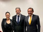 Neno da Laje e prefeita Vanessa buscam novos investimentos para São José da Laje em reunião com Arthur Lira em Brasília