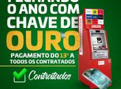 Prefeitura de São Miguel dos Campos paga 13º a todos os servidores, incluindo os contratados