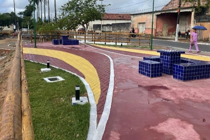 Prefeitura entregará obra de revitalização da Praça Zeca Leôncio nos próximos dias