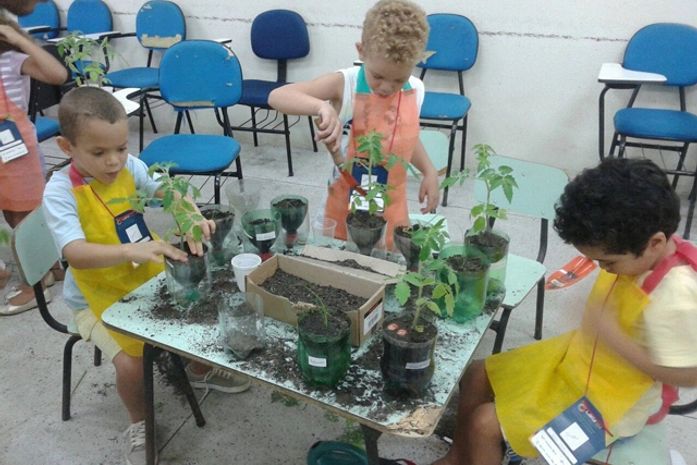 Curso fez sucesso entre a criançada, que aprendeu a brincar de forma saudável (Foto: Divulgação)