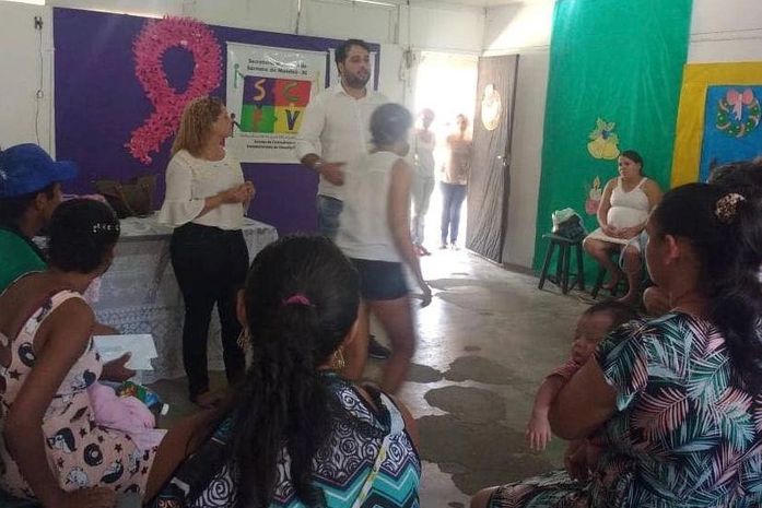 Prefeito de Santana do Mundaú participa de encontro com gestantes e nutrizes assistidas pelos programas sociais