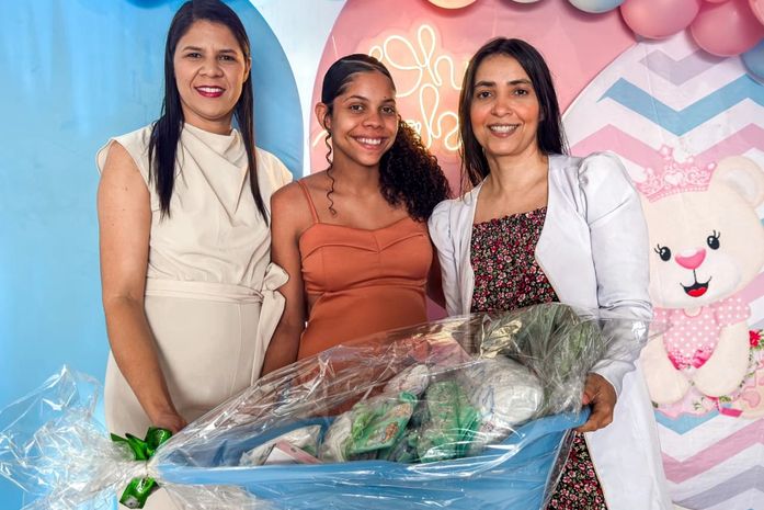 Gestantes de Girau do Ponciano recebem enxovais durante ação comunitária da Prefeitura