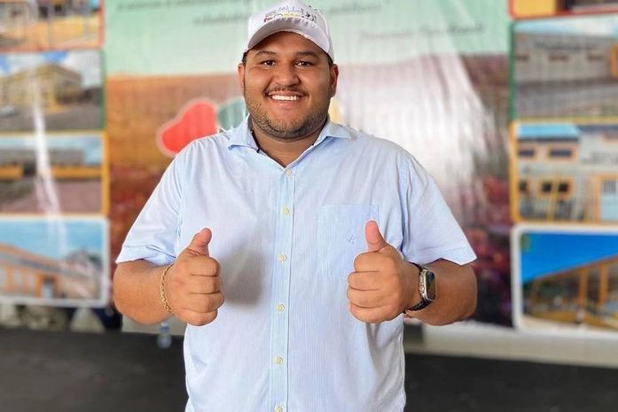 Fernando que é filho do ex-prefeito Cícero Cavalcante comemora resultado