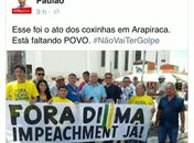 Deputado Paulão chama  arapiraquenses de “coxinhas” em protesto anti-Dilma