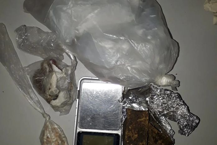 Drogas apreendidas durante ação policial