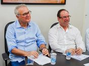 Prefeito Luciano Barbosa e senador Renan Calheiros debatem novos investimentos para Arapiraca