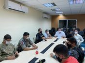 Coletiva na manhã de hoje, na SSP, em Maceió
