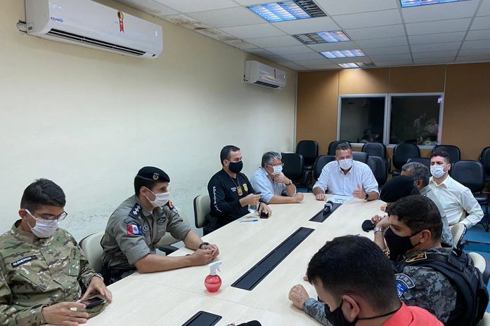 Coletiva na manhã de hoje, na SSP, em Maceió
